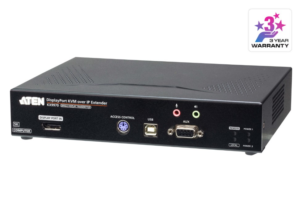Aten 5K DisplayPort KVM over IP Transmitter with Boundless