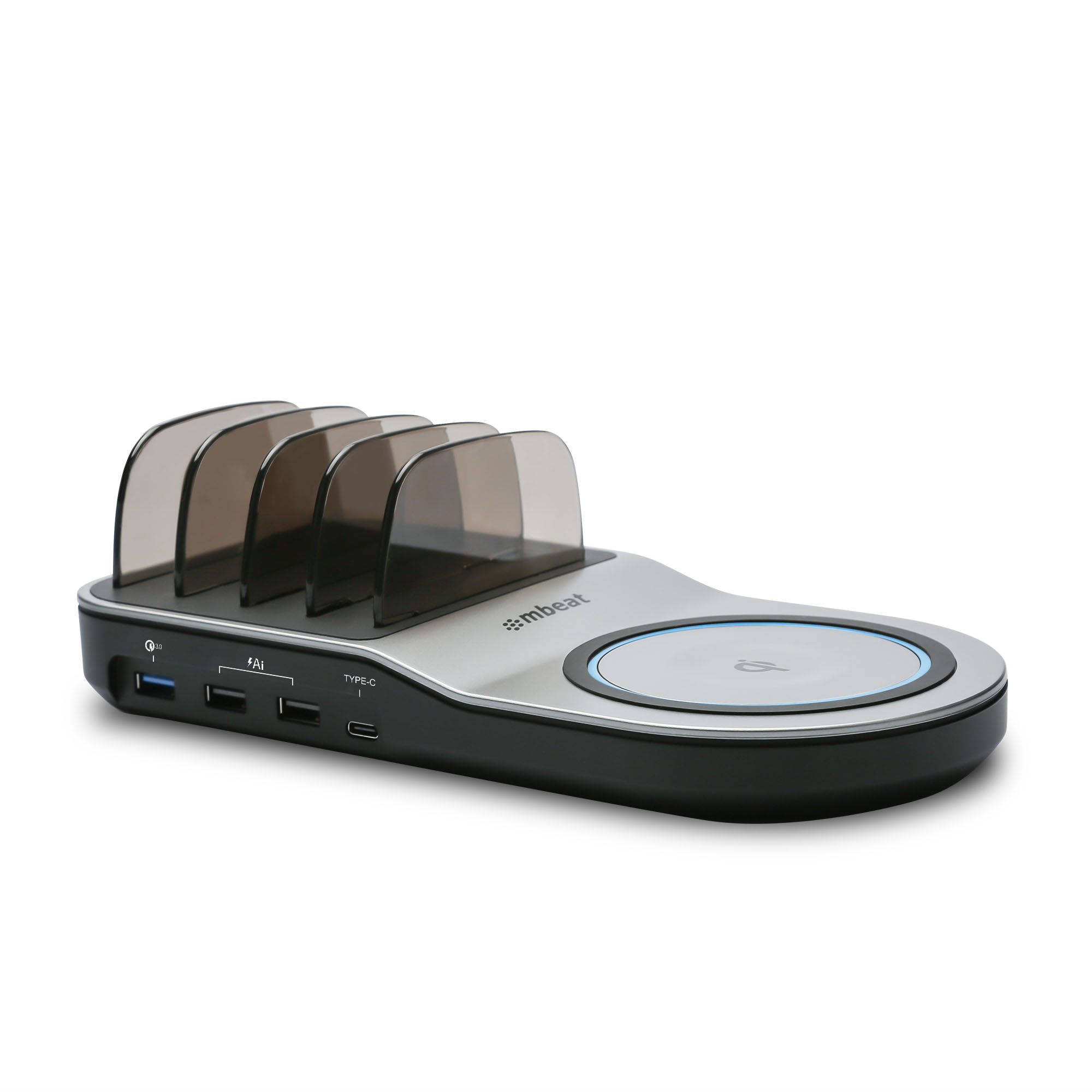 mbeat® Gorilla Power 50W Qi Certified Multi-Device USB &