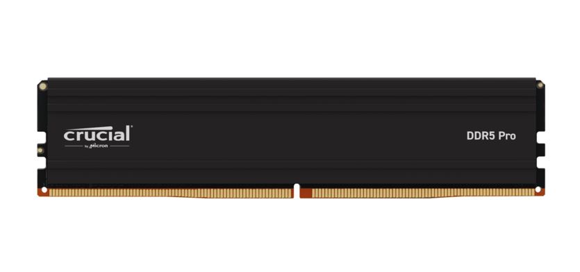 Crucial Pro 32GB (1x32GB) DDR5 UDIMM 5600MHz CL46 Black Heat