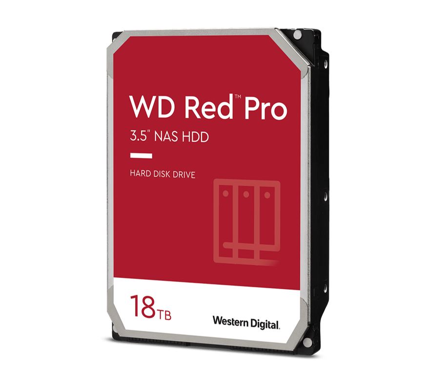 Western Digital WD Red Pro 18TB 3.5" NAS HDD SATA3 7200RPM
