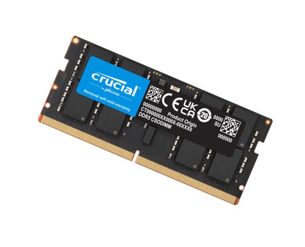 Crucial 32GB (1x32GB) DDR5 CSODIMM 6400MHz C52 1.1V Notebook