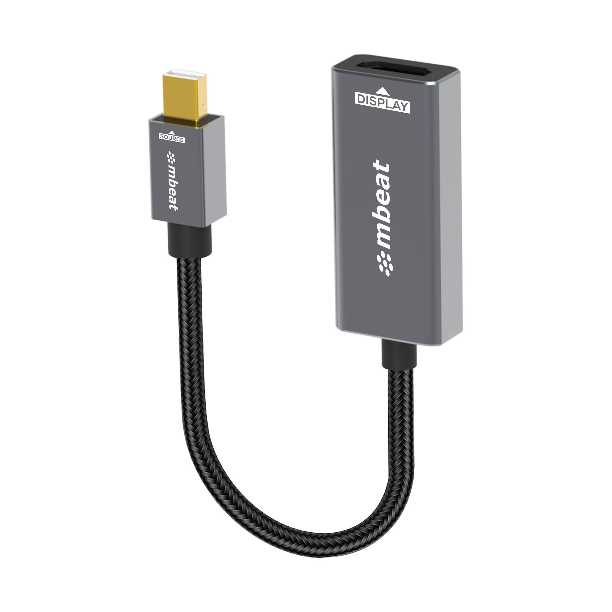 mbeat® Tough Link Mini DisplayPort to HDMI Adapter Seamless