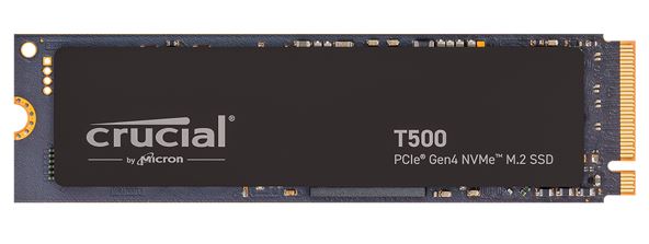 Crucial T500 1TB Gen4 NVMe SSD - 7300/6800 MB/s R/W 600TBW