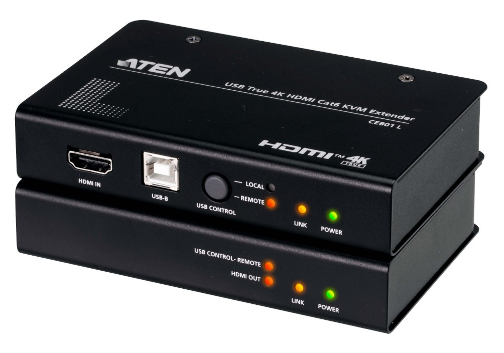 ATEN USB True 4K HDMI Cat 6 KVM Extender (4K @ 70 m)