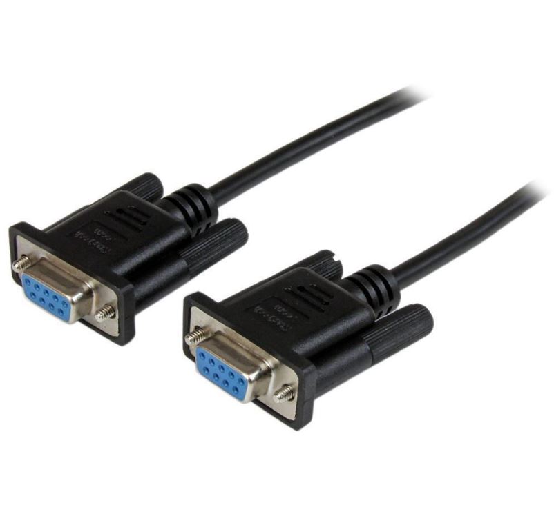 Astrotek 3m Serial RS232 Null Modem Cable - DB9 Female to