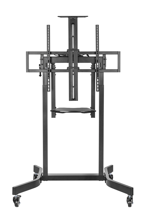 Brateck Deluxe Motorized Large TV Cart with Manual Tilt