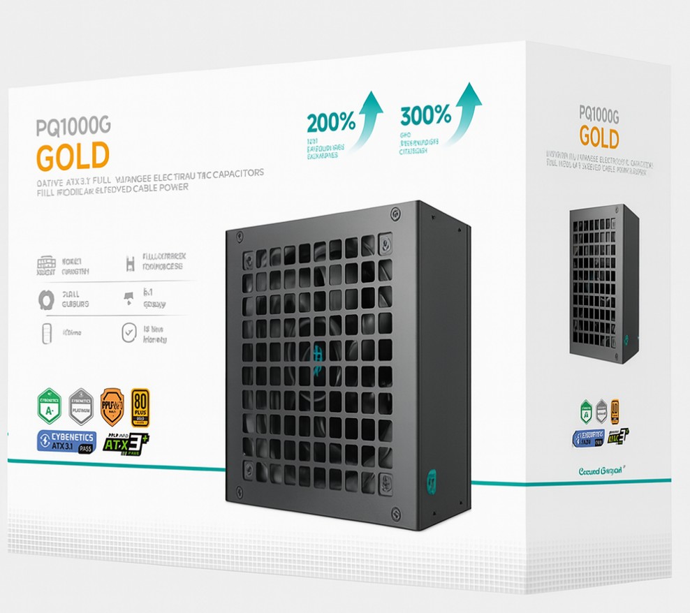 DeepCool PQ1000G 1000W Gamer Storm 80+ Gold/Cybenetics Fully