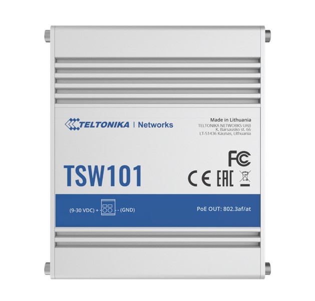 Teltonika TSW101 Automotive POE+ Switch