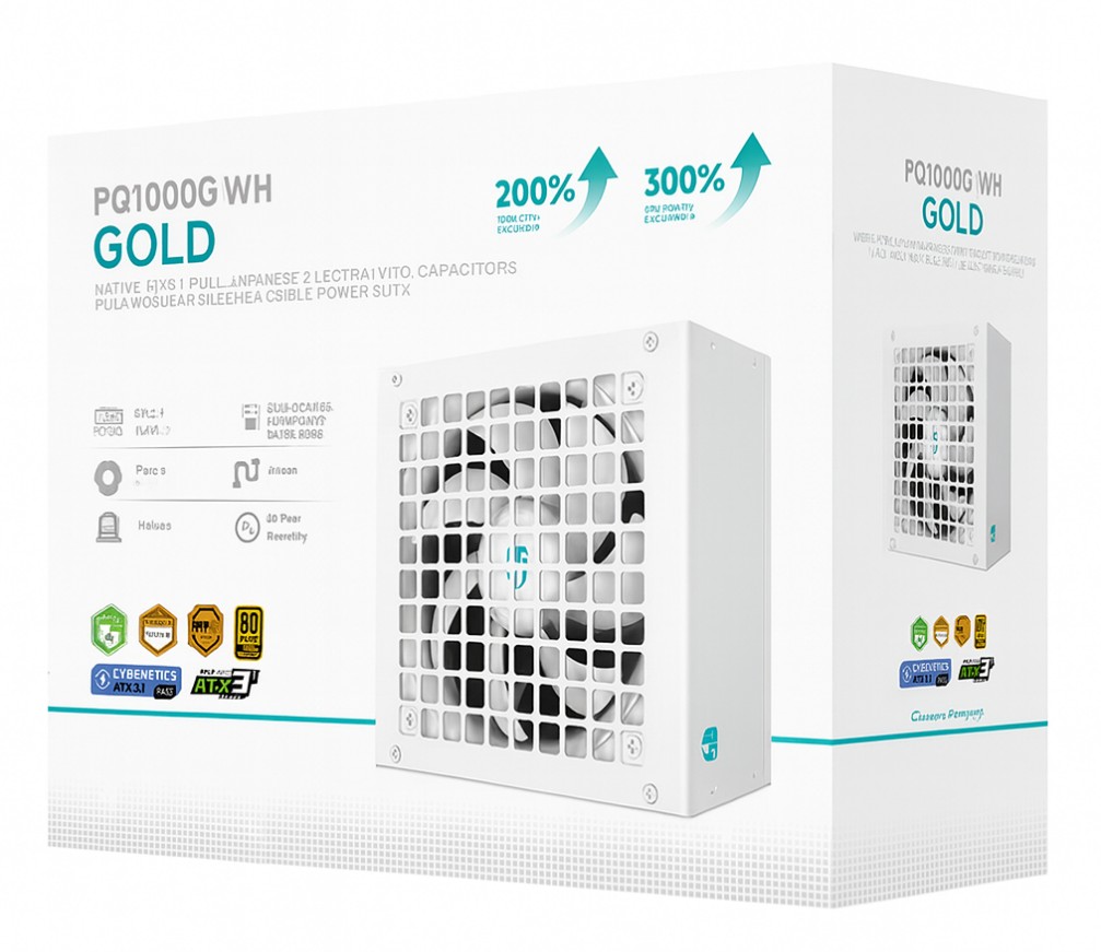 DeepCool PQ1000G WH 1000W Gamer Storm 80+ Gold/Cybenetics