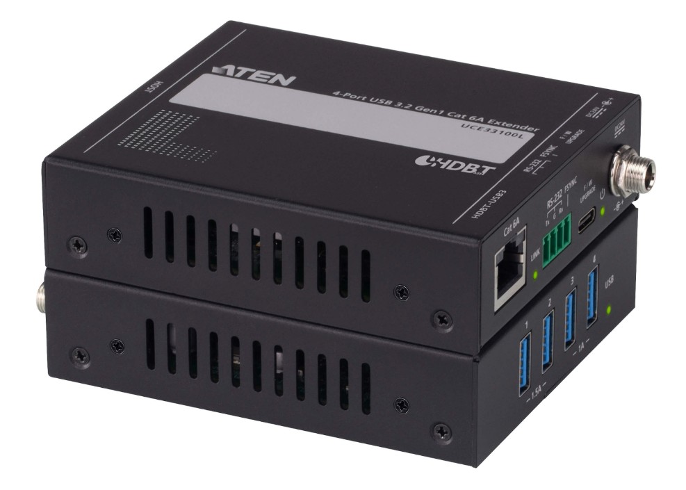 Aten 4-Port USB 3.2 Gen 1 Cat 6A Extender (up to 100 m)