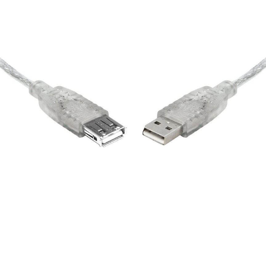 8Ware USB 2.0 Extension Cable 0.25m 25cm A to A Male to