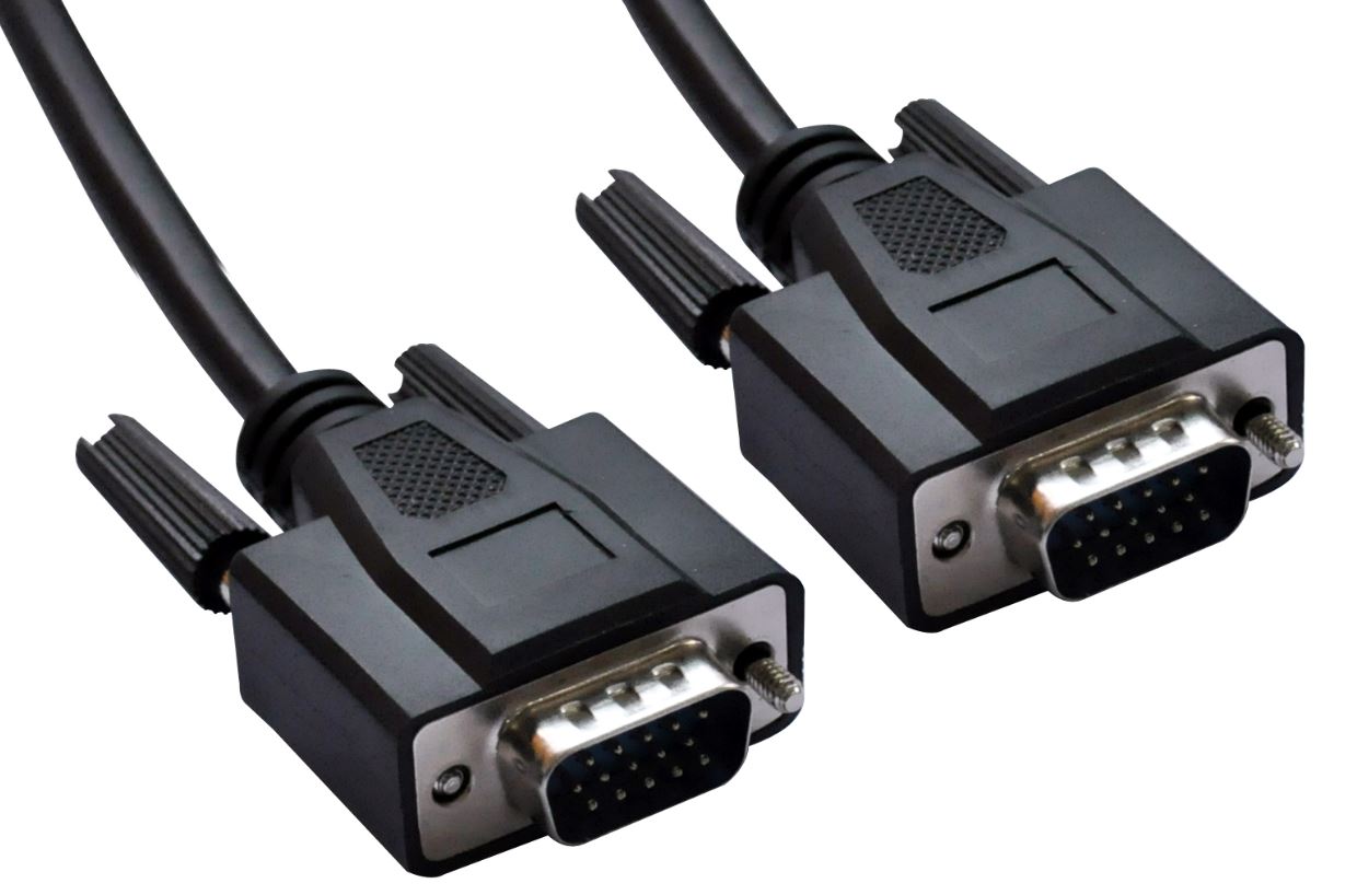 8Ware VGA Monitor Cable 2m 15pin Male to Male with Filter