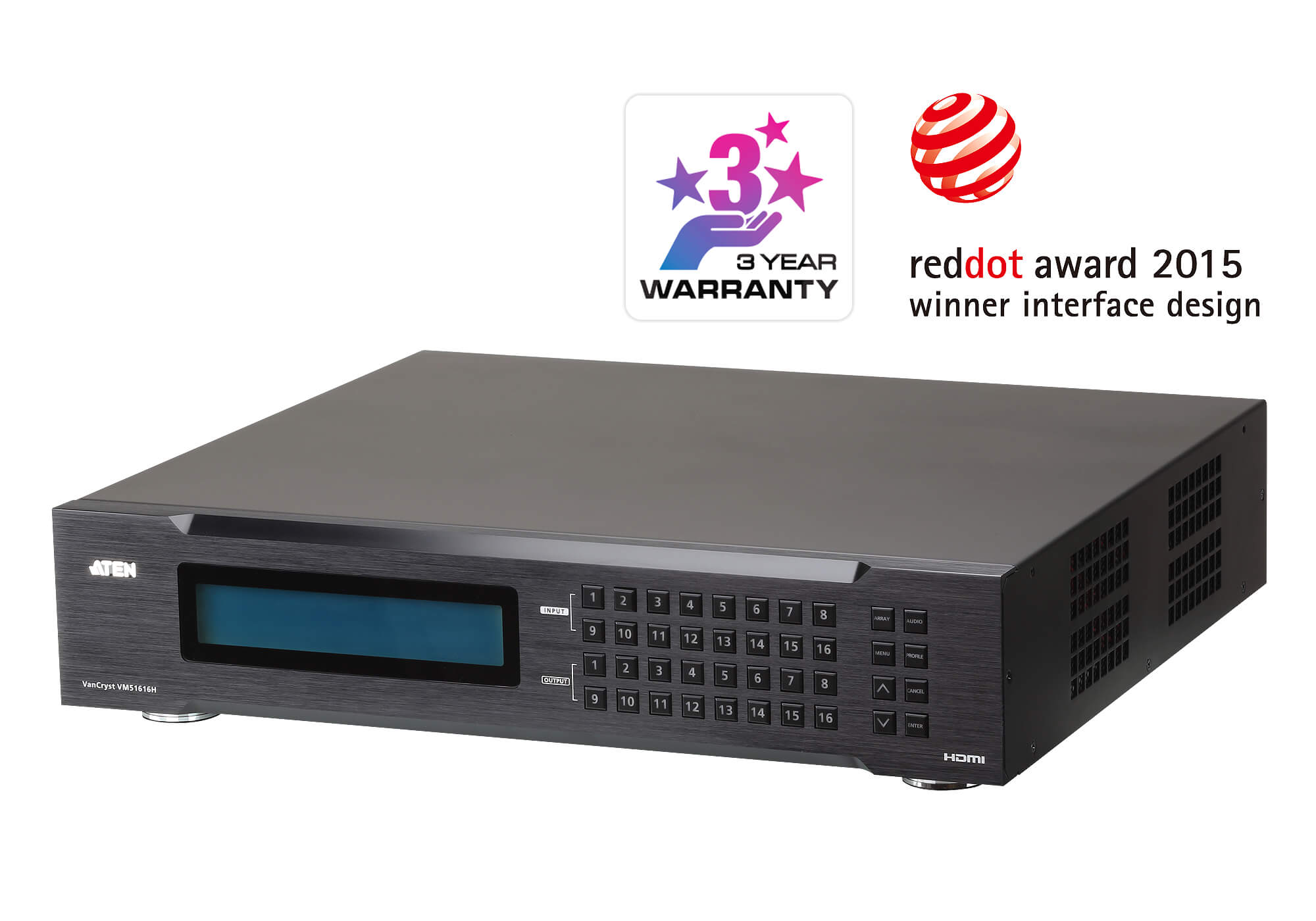Aten Professional Matrix 16x16 HDMI Matrix with Scaler