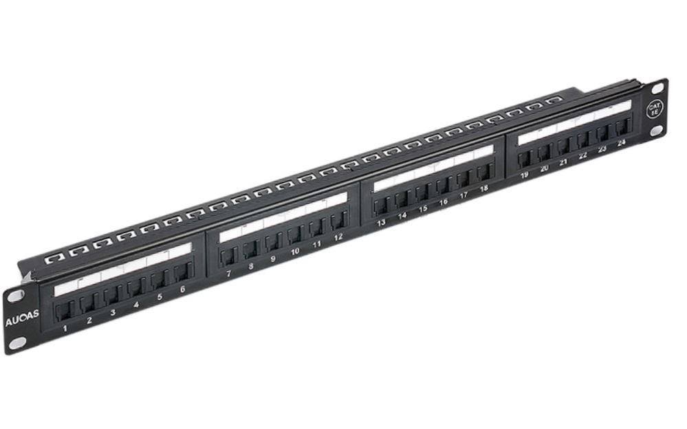 Astrotek 24 Ports UTP Patch Panel CAT6 RJ45 for 19" 1RU Rack