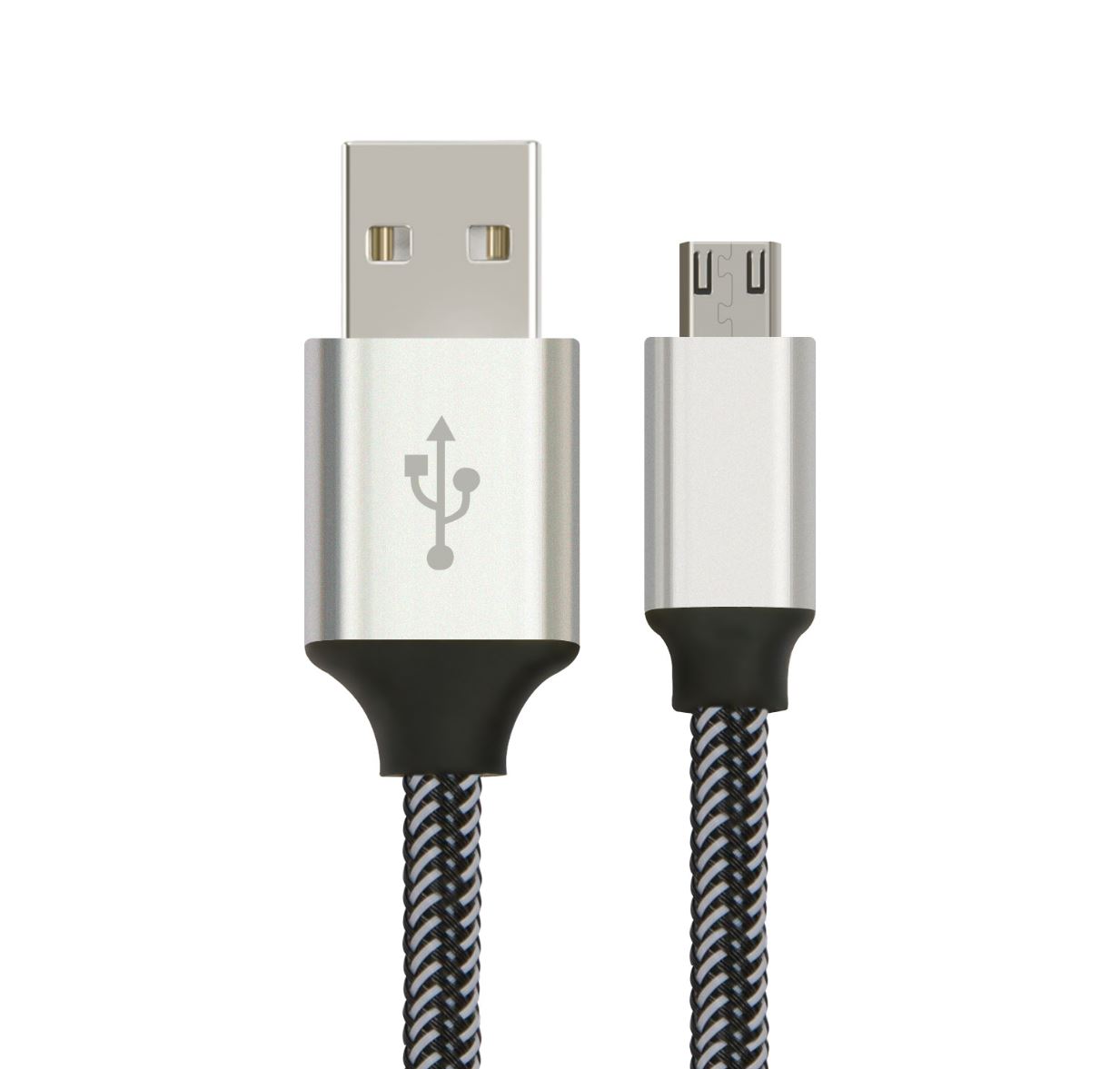 Astrotek 1m Micro USB Data Sync Charger Cable Cord Silver