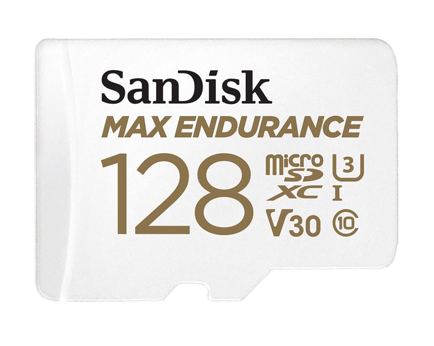 SanDisk Max Endurance 128GB microSD 100MB/s 40MB/s 20K hrs