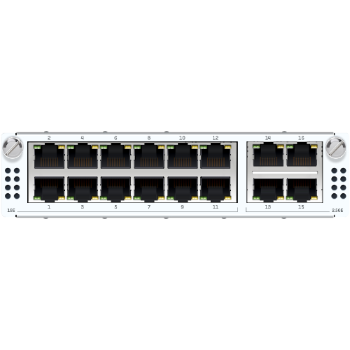 Sophos 4 port 2.5GbE copper + 12 port GbE High-density Flexi