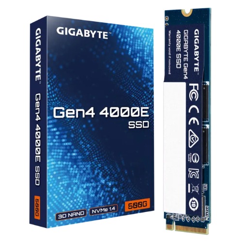 GIGABYTE Gen4 4000E 500GB NVMe PCIe 4.0 x4 M.2 2280 SSD