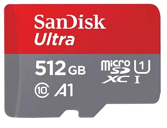 SanDisk 512GB Ultra MicroSDXC UHS-I Memory Card - 150MB/s
