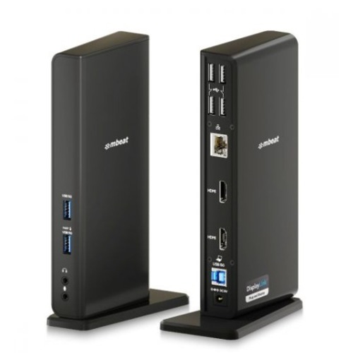 mbeat® USB-C/A Dual HDMI DisplayLink Docking Station Dual