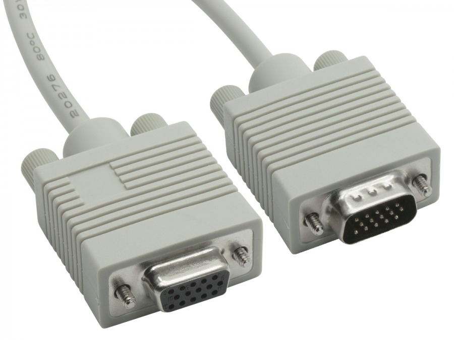 8Ware VGA Extension Cable 3m - 15 pins Male to 15 pins