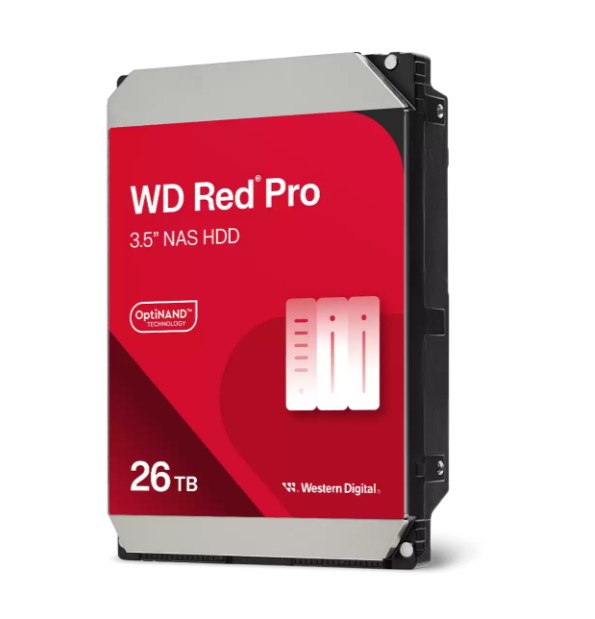 Western Digital WDRed Pro NAS Hard Drive - 26TB 3.5' 272MB/s