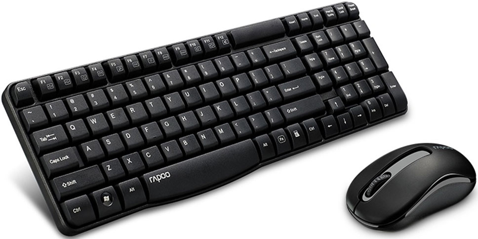 RAPOO X1800S 2.4GHz Wireless Optical Keyboard Mouse Combo