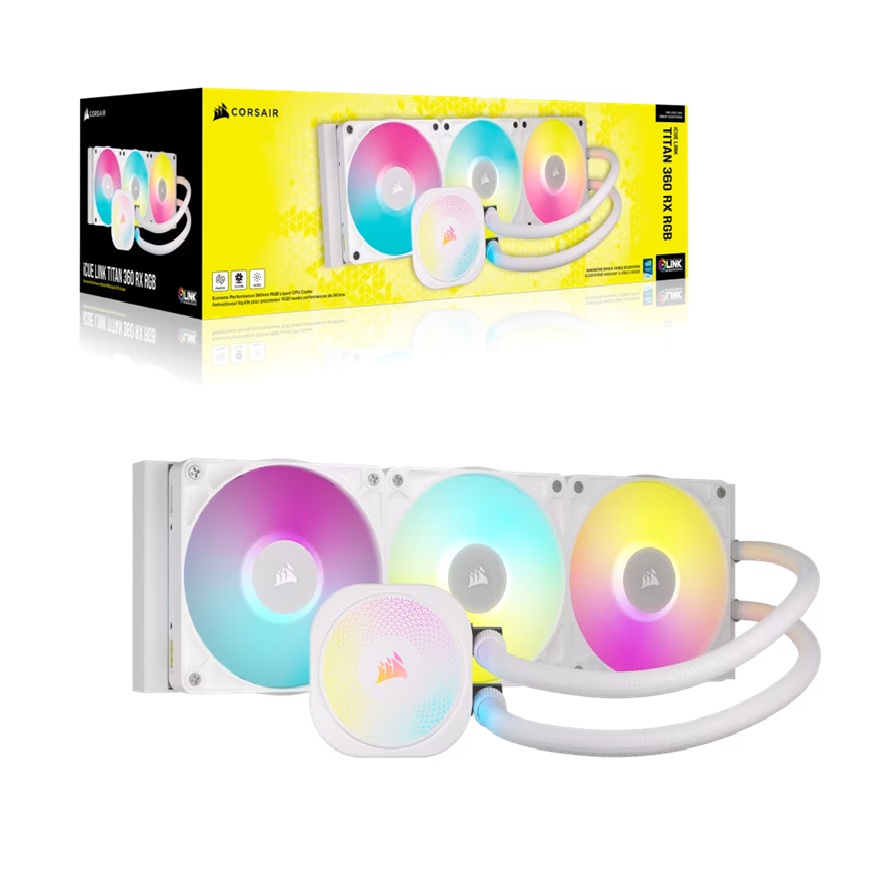 Corsair iCUE LINK TITAN 360 RX RGB AIO Liquid CPU Cooler