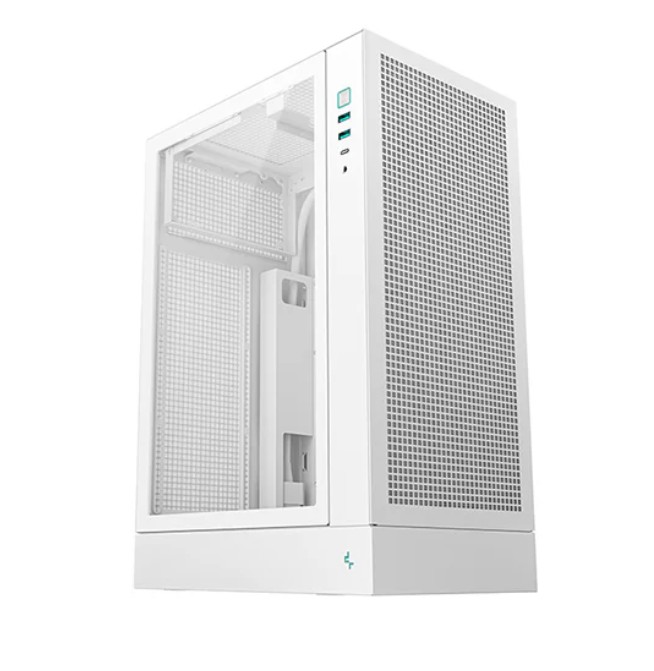 DeepCool CH170 PLUS WH Vertical Micro-ATX Compact Case