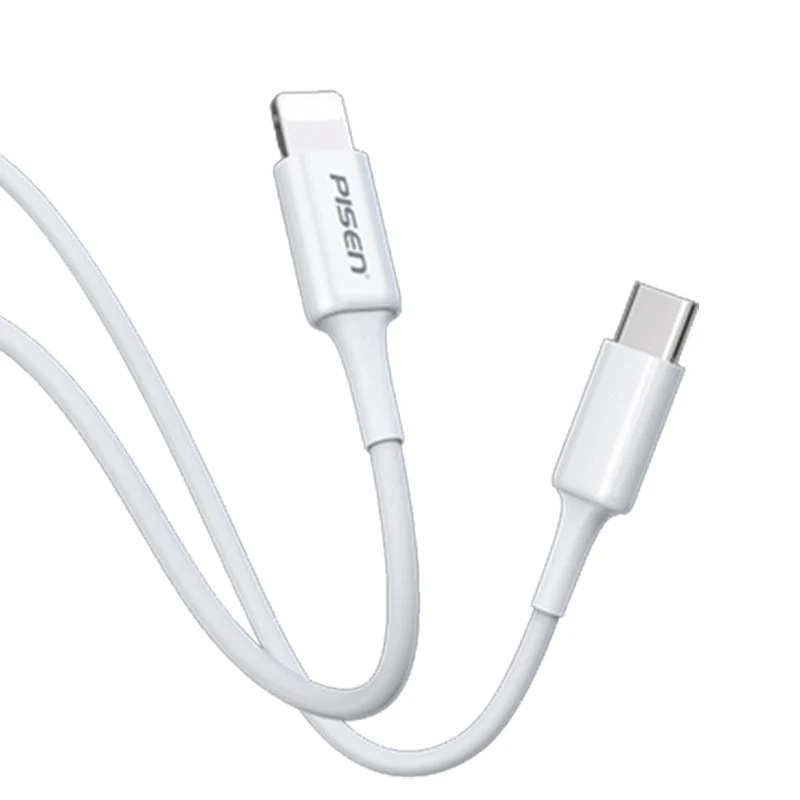 Pisen Mr White Lightning to USB-C PD Fast Charge Cable (2M)