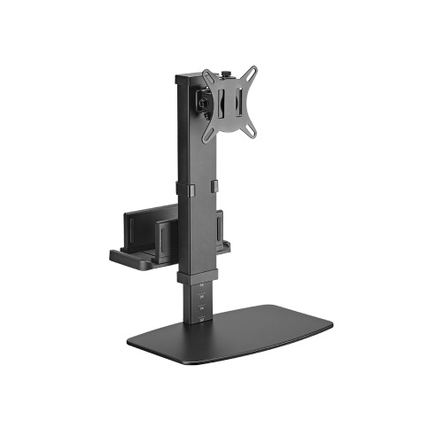 Brateck Vertical Lift Monitor Stand With Thin Client CPU