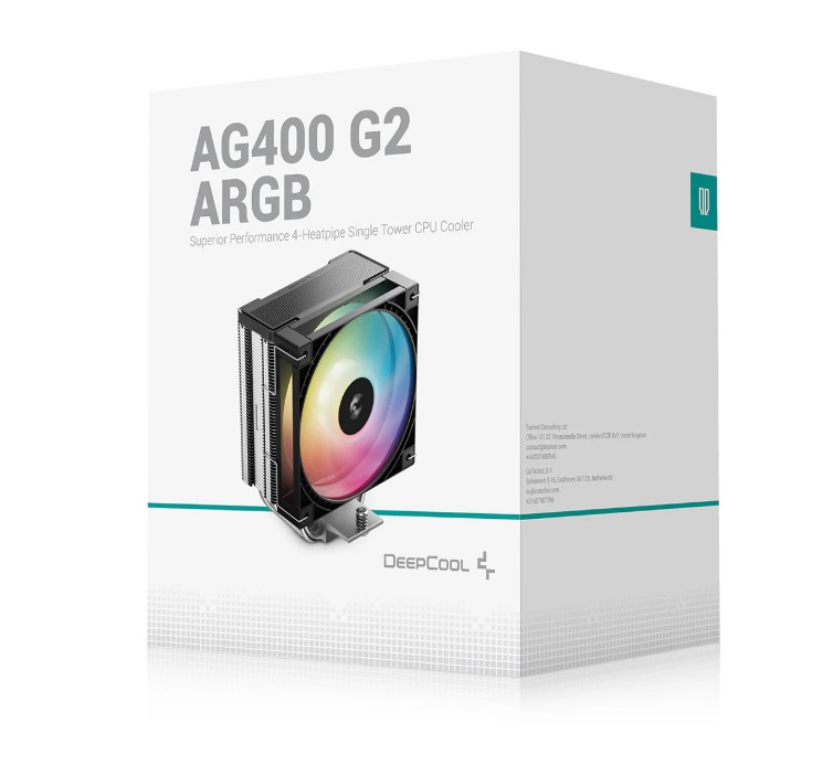 DeepCool AG400 ARGB G2 Superior Performance 4 Heatpipe