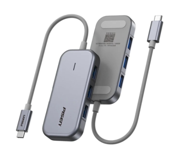 Pisen 11-in-1 Multi-Port USB-C Multiport Hub Adapter Docking