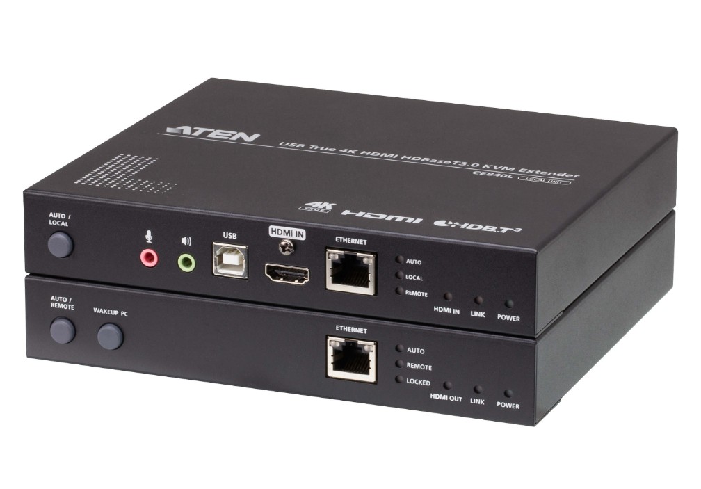 ATEN USB True 4K HDMI HDBaseT 3.0 KVM Extender with Audio