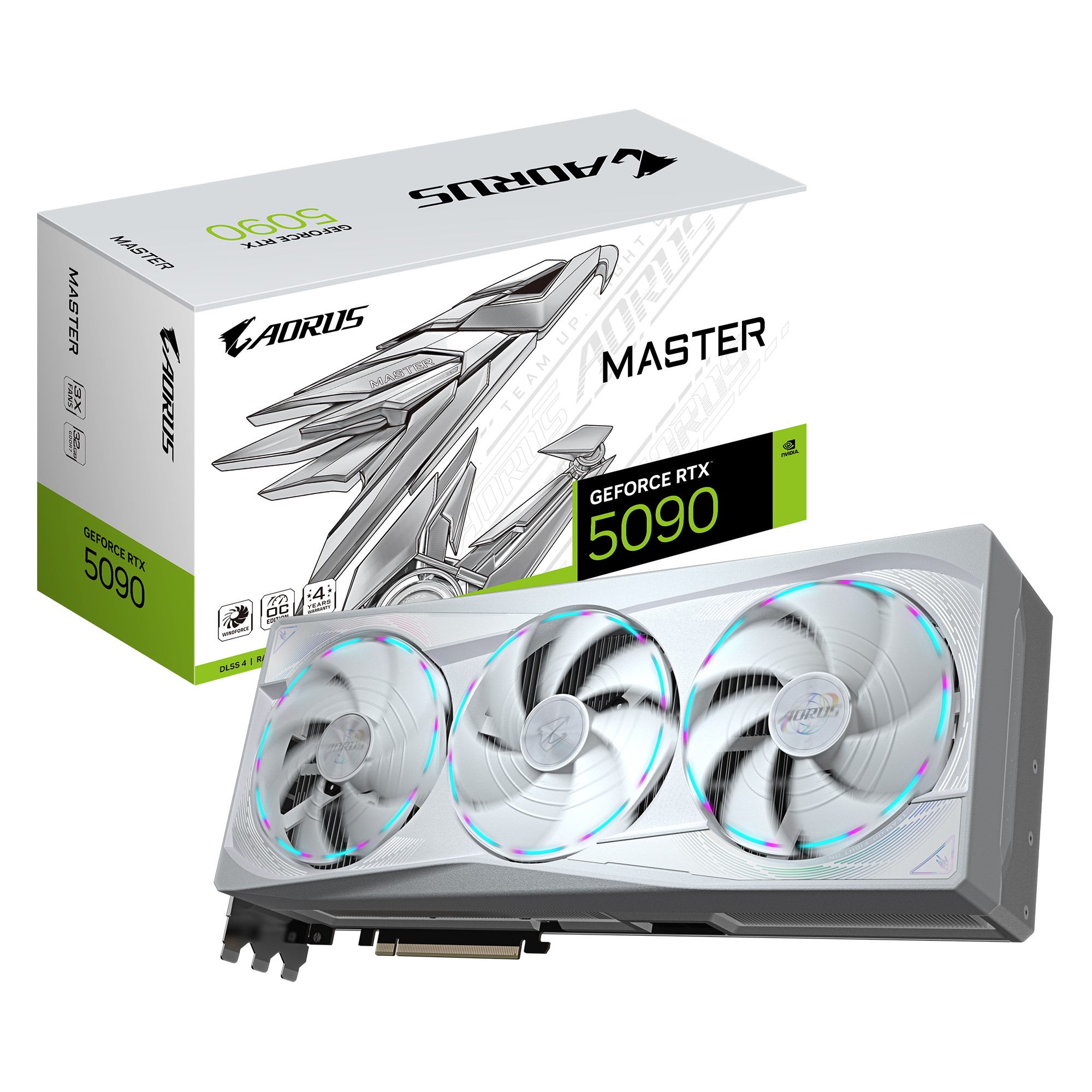 Gigabyte AORUS GeForce RTX™ 5090 MASTER ICE 32G