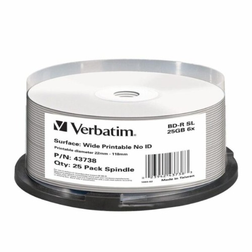Verbatim Blu-Ray BD-R 25pk 25GB