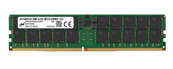 Micron 64GB (1x64GB) DDR5 RDIMM 6400MHz CL52 2Rx4 ECC