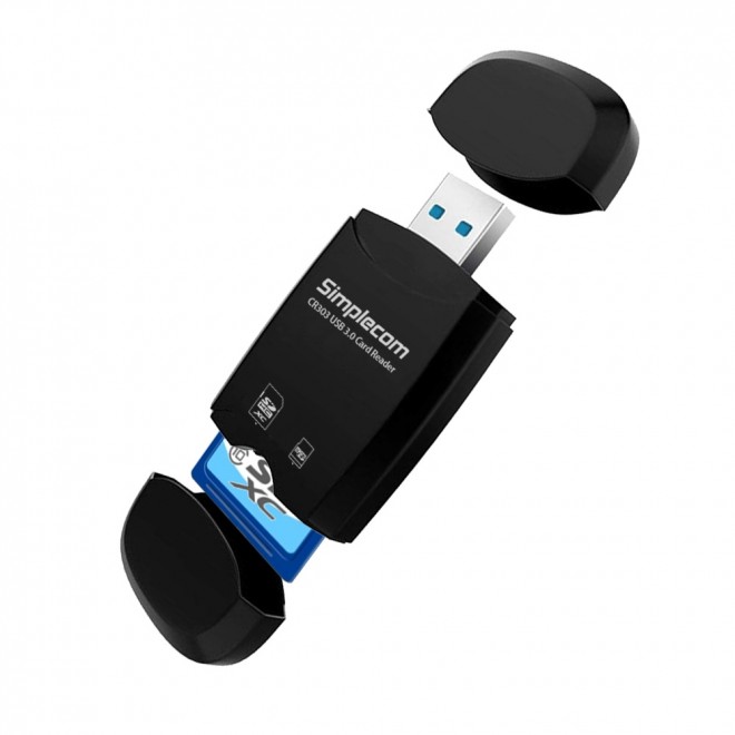 Simplecom CR303 2 Slot SuperSpeed USB 3.0 Card Reader with