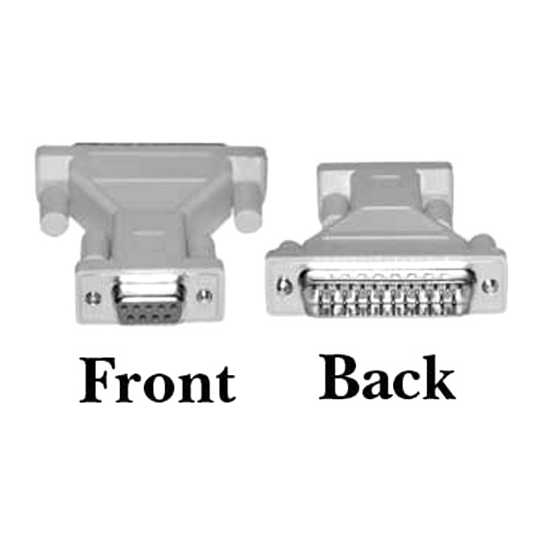 8Ware D-SUB DB 25-pin to DB 9-pin Male to Female Adapter no