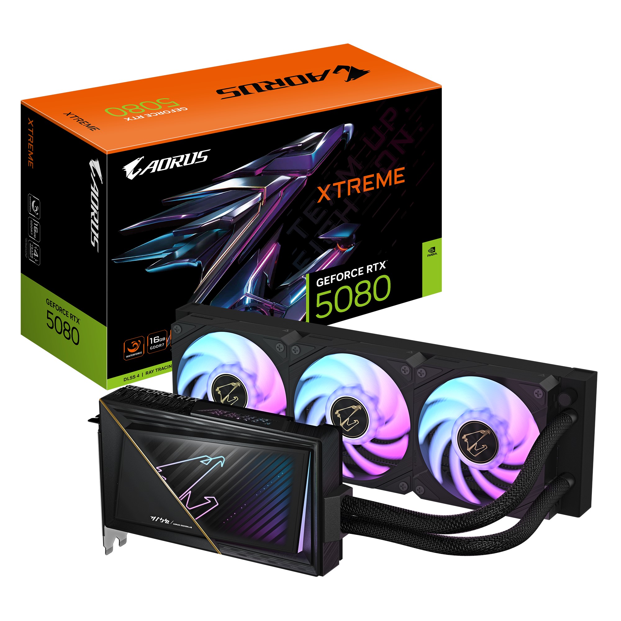 Gigabyte AORUS GeForce RTX™ 5080 XTREME WATERFORCE 16G