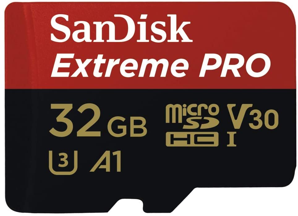 SanDisk Extreme Pro 32GB microSD SDHC SQXCG 100MB/s 90MB/s