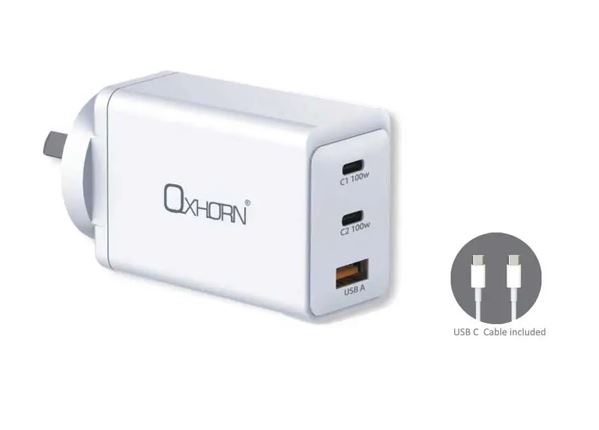 Oxhorn Charger Accessories AC 100W GaN Type C fast Charger 3