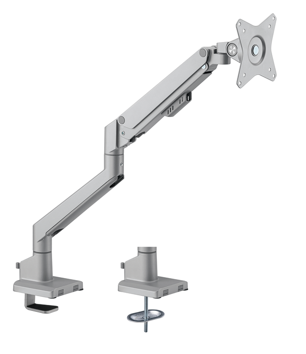 Brateck Single Monitor Thin Gas Spring Monitor Arm Fit Most