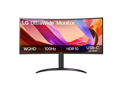 LG 34' UltraWide™ 100Hz WQHD Curved (1800R) Monitor