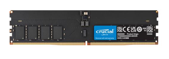 Crucial 16GB (1x16GB) DDR5 CUDIMM 6400MHZ CL52 Desktop PC