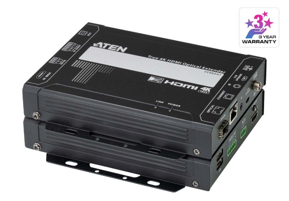 Aten True 4K HDMI Multi-mode Optical Extender 4K @ 300m