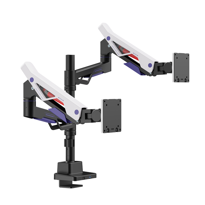 Brateck LDT95-C024UCP Atlas Neo Gaming Pole-Mounted Dual