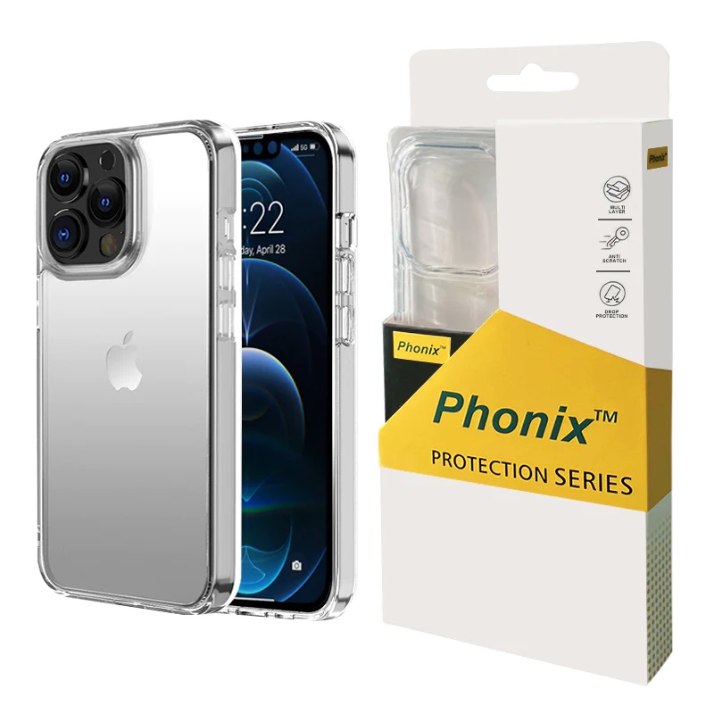 Phonix Apple iPhone 12 / iPhone 12 Pro (6.1") Clear Rock