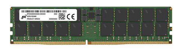 Micron 96GB (1x96GB) DDR5 RDIMM 6400MHz CL52 2Rx4 ECC