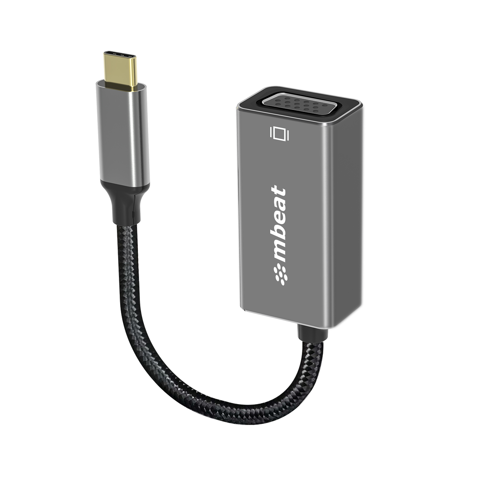 mbeat® Elite USB-C to VGA Adapter - Coverts USB-C to VGA